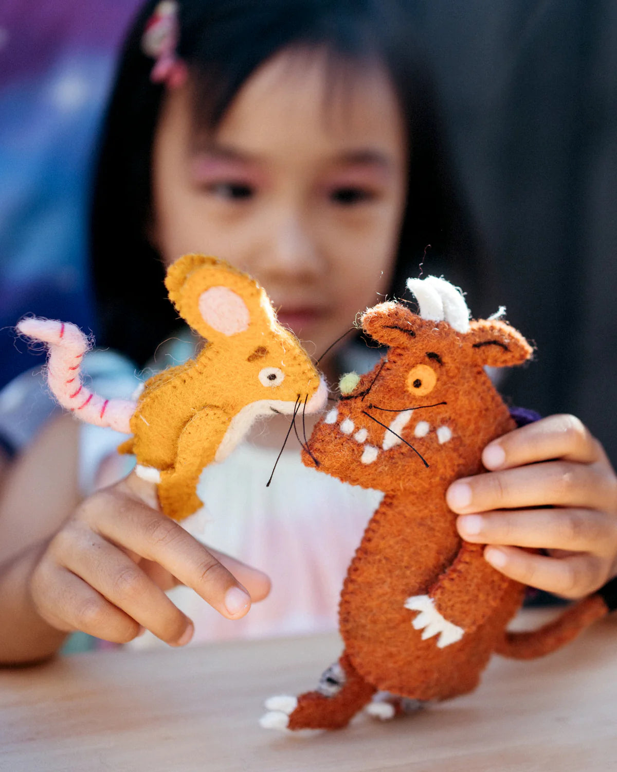 Felt Finger Puppets | The Gruffalo