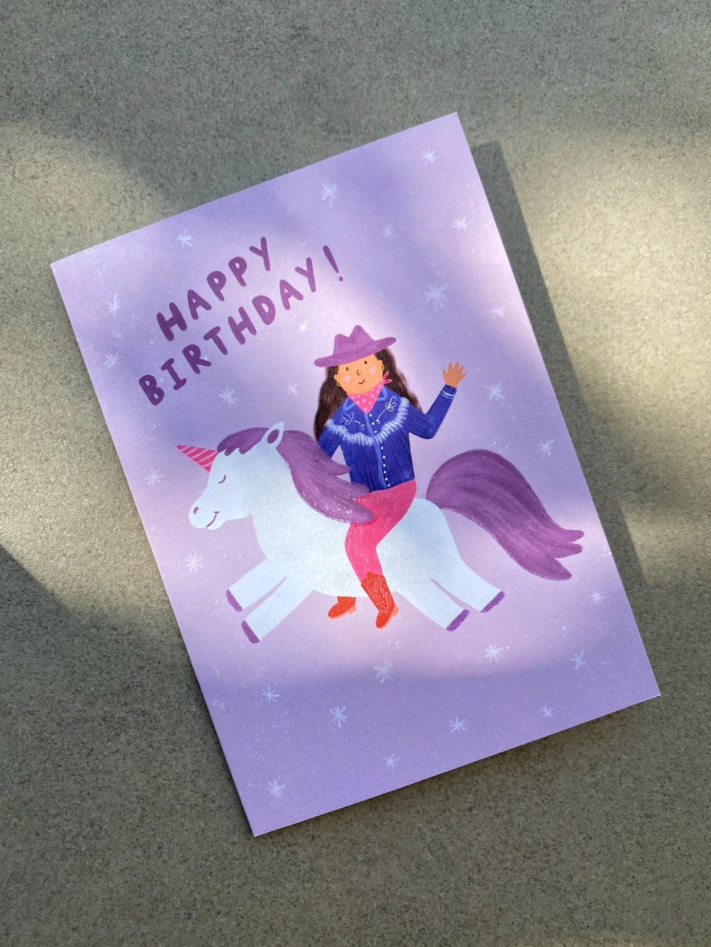Card | Cowgirl Unicorn Birthday