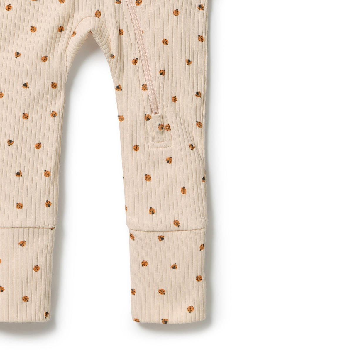 Organic Zipsuit with Feet | Little Lady Bugs