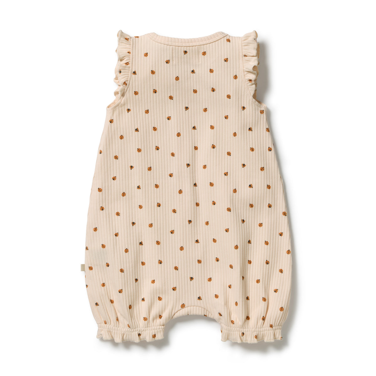 Organic Ruffle Zipsuit | Little Lady Bugs