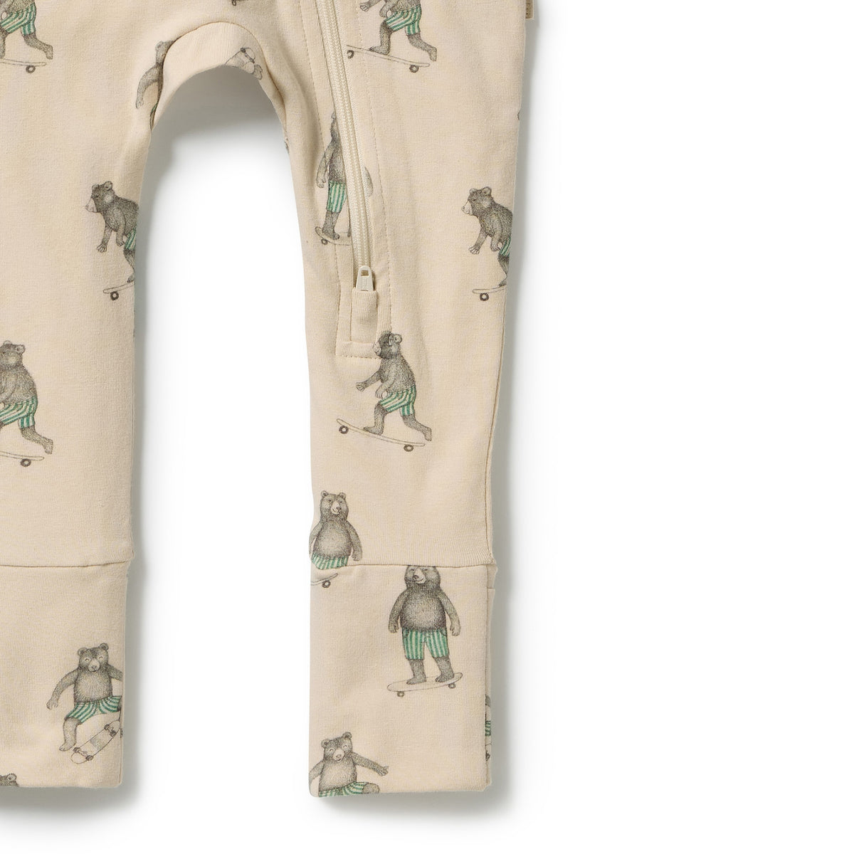 Organic Zipsuit with Feet | Skater Club
