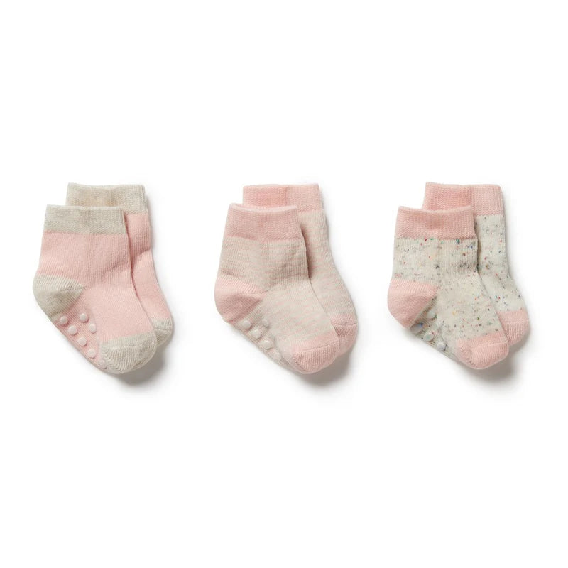 Organic 3 pack Socks | Cantaloupe