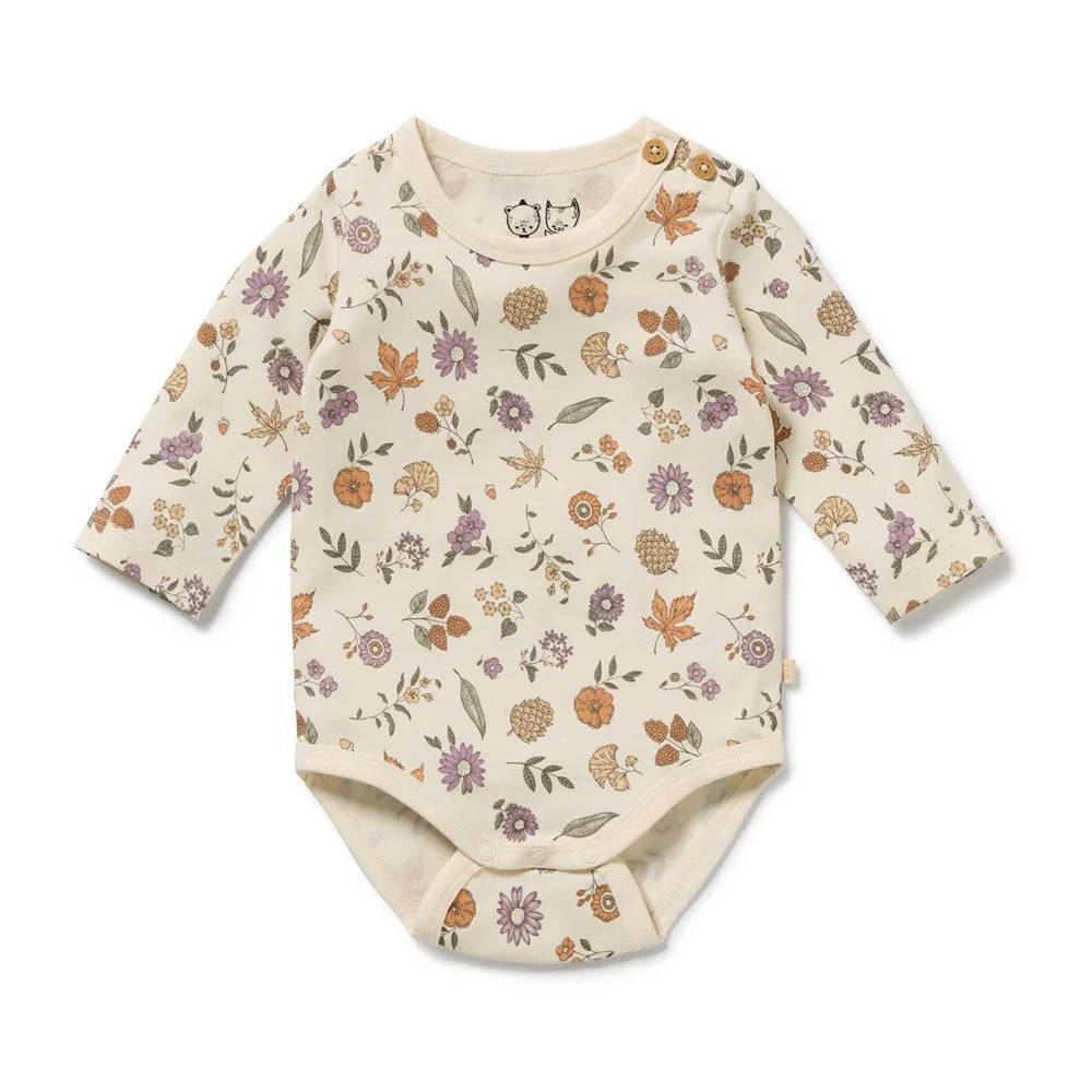 Organic Bodysuit | Maple Glow