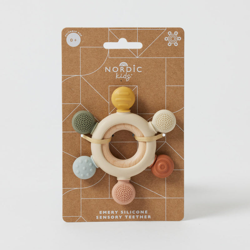 Emery Silicone Sensory Teether