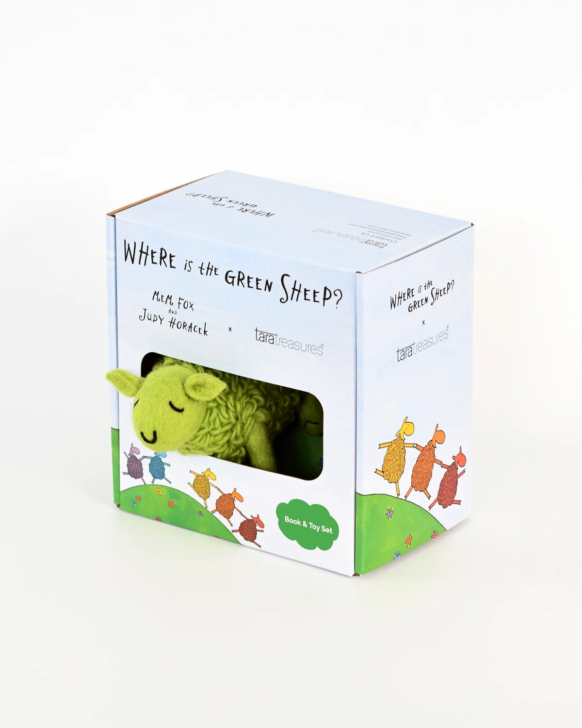 Book & Felt Finger Puppets | Where is Green Sheep?