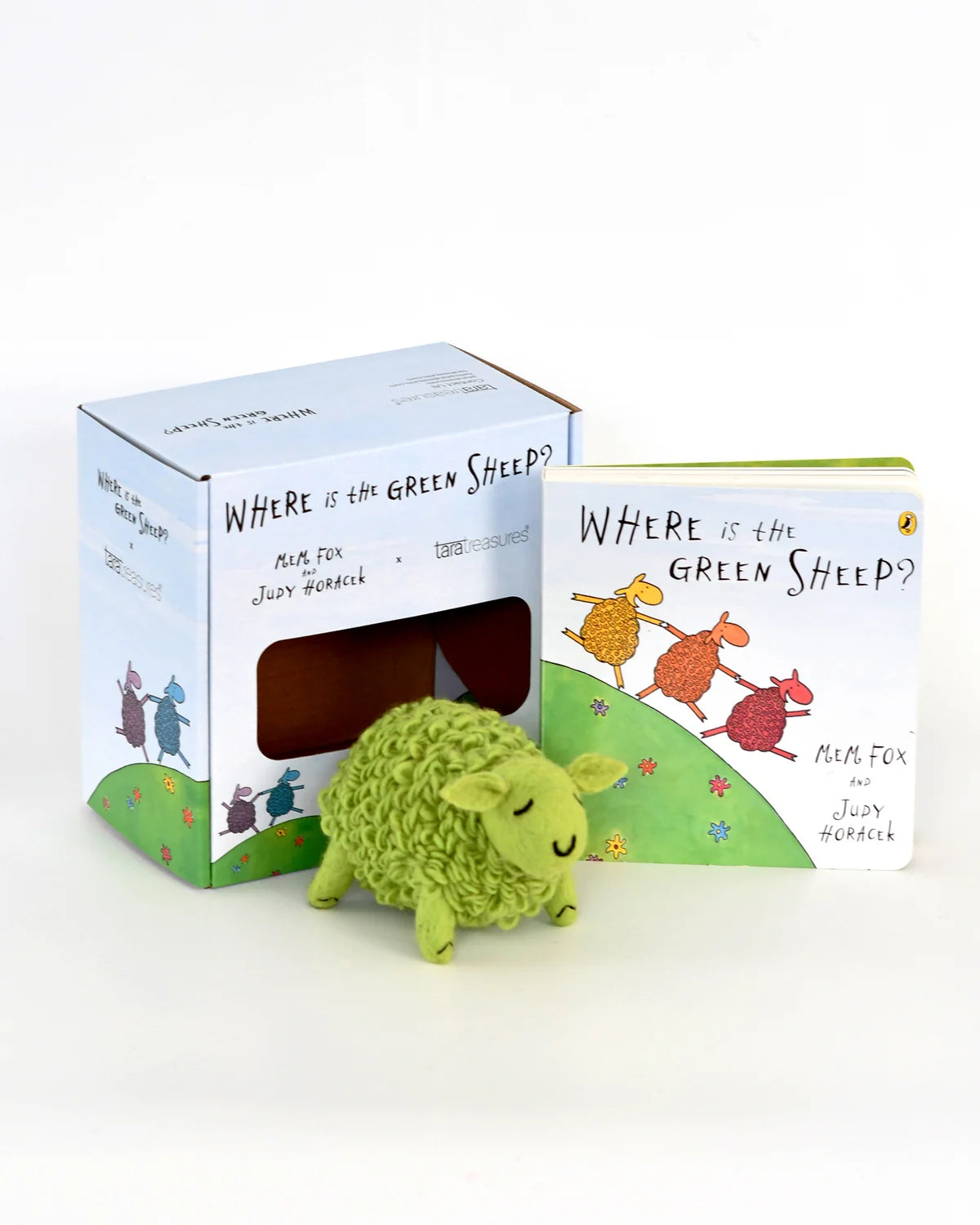 Book & Felt Finger Puppets | Where is Green Sheep?