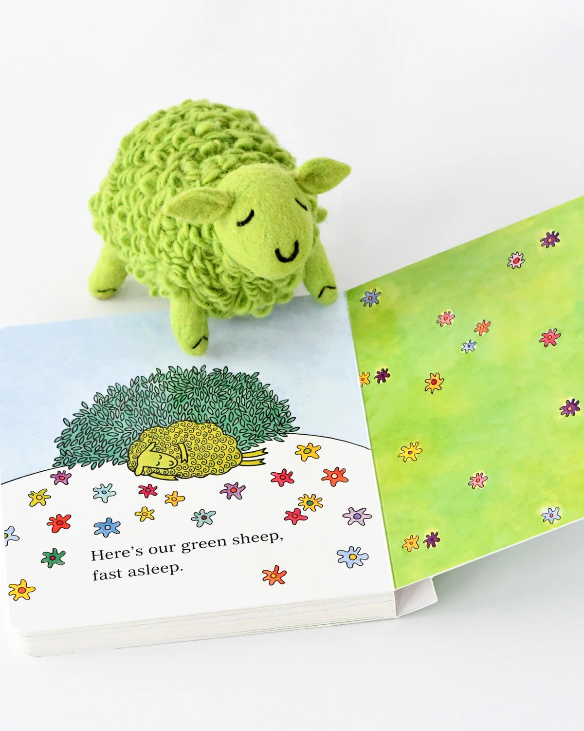 Book & Felt Finger Puppets | Where is Green Sheep?