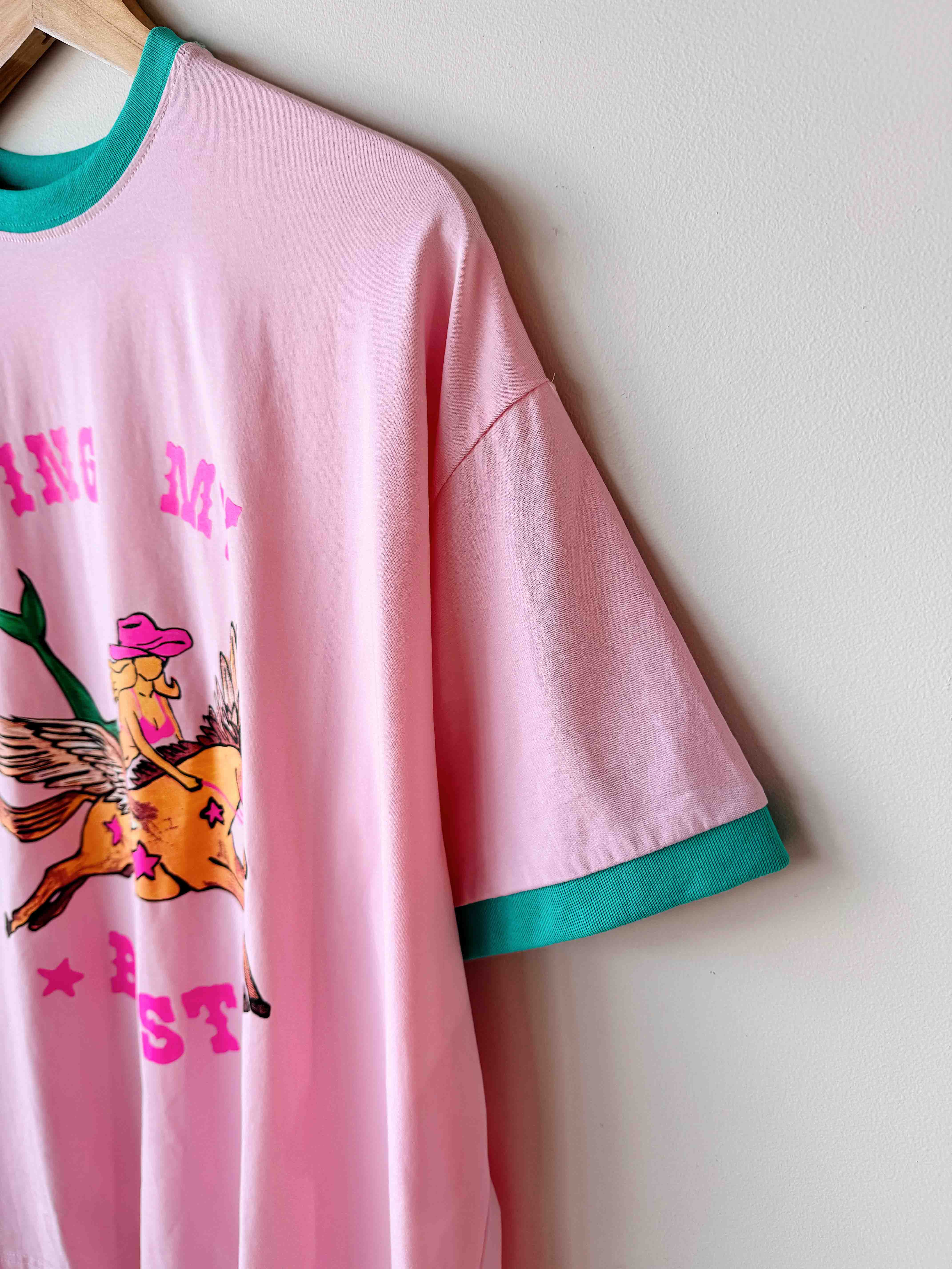 Womens SS Tee | Doing My Best Pink