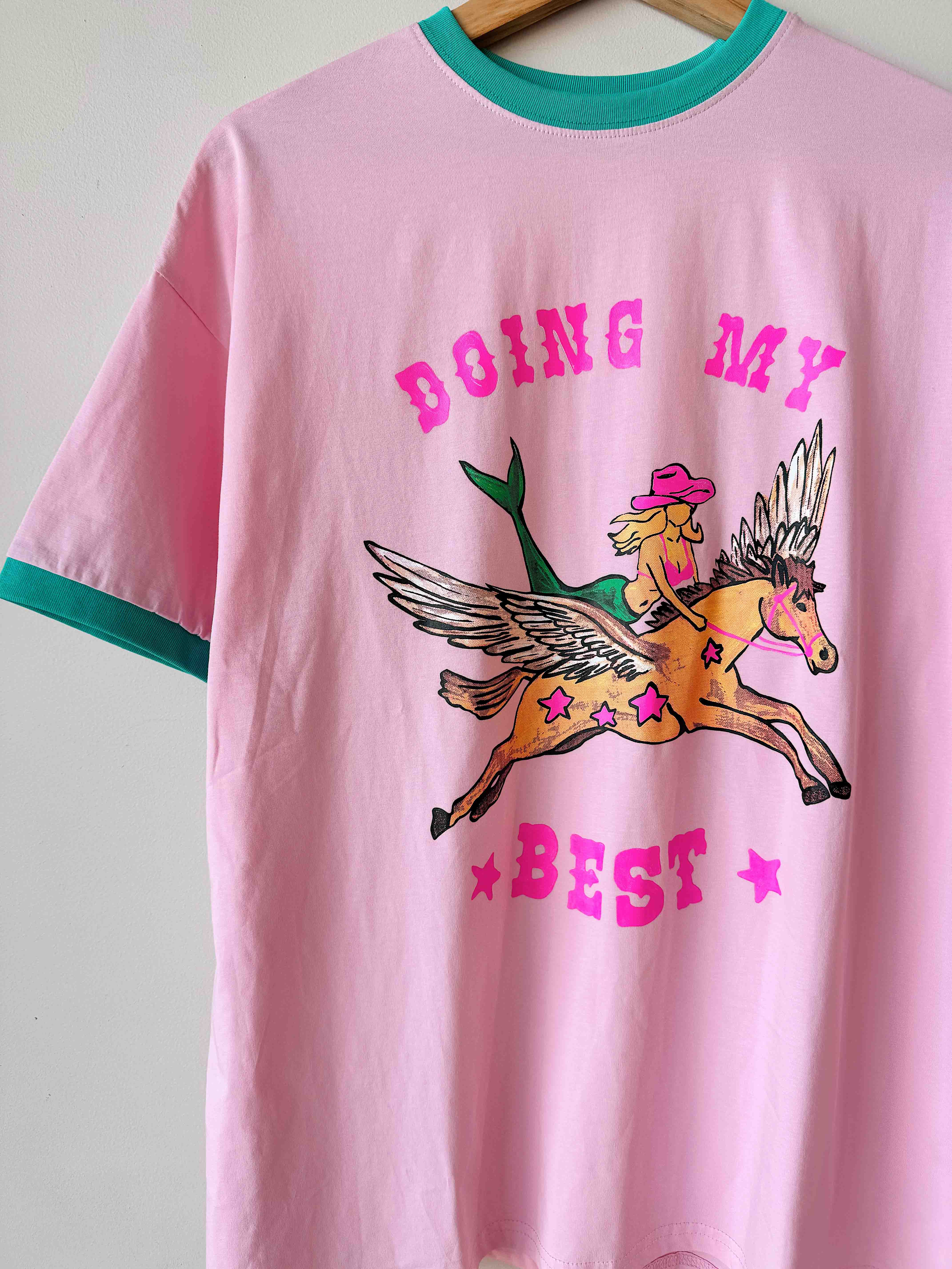 Womens SS Tee | Doing My Best Pink