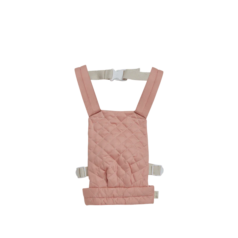 Dinkum Doll Quilted Carrier | Rose