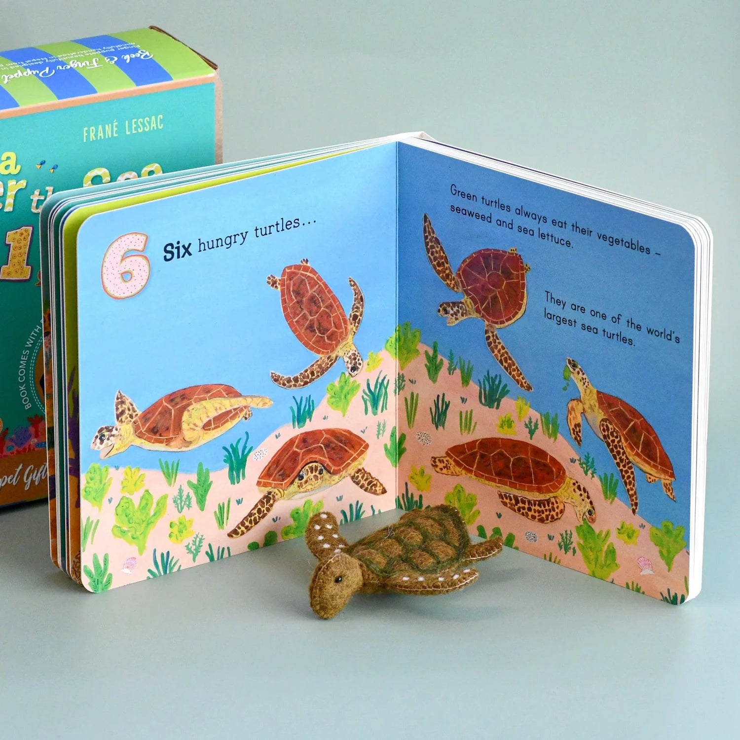 Book & Felt Finger Puppets | Under the Sea, 1,2,3