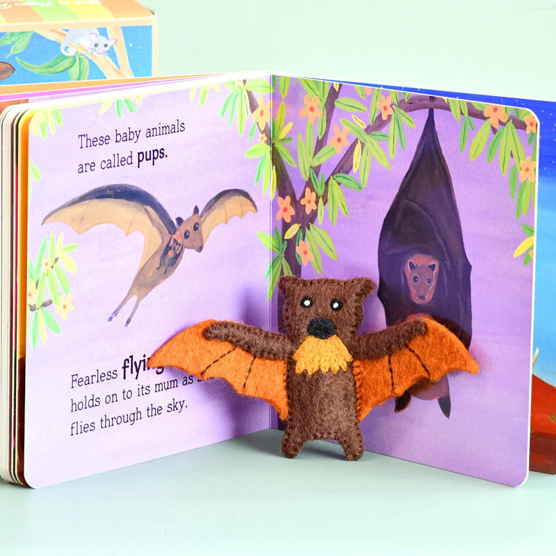 Book & Felt Finger Puppets | Australian Baby Animals
