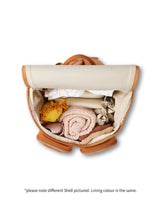 Nappy Backpack l Oat Dimple Faux Leather