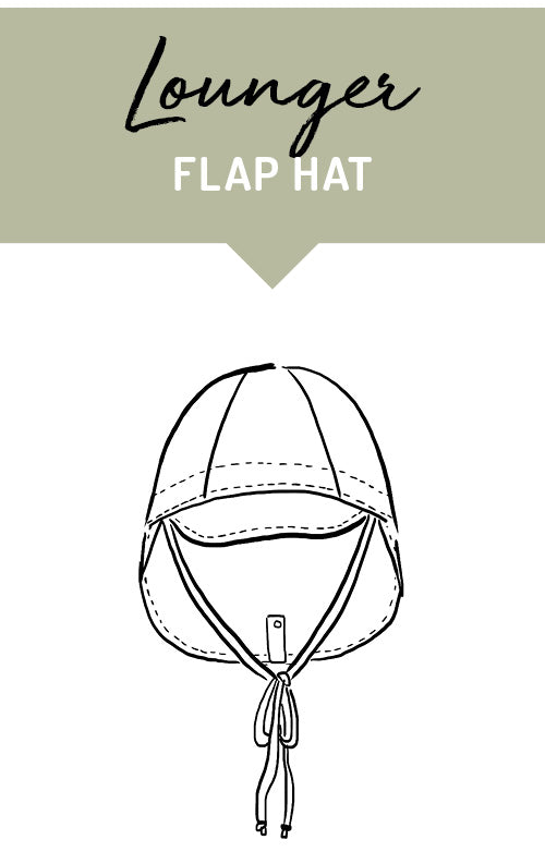 Lounger Baby Flap Sun Hat | Margaret / Maize