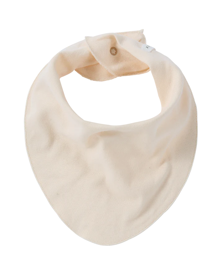 Organic Unisex Baby Dribble Bib | Egg Shell