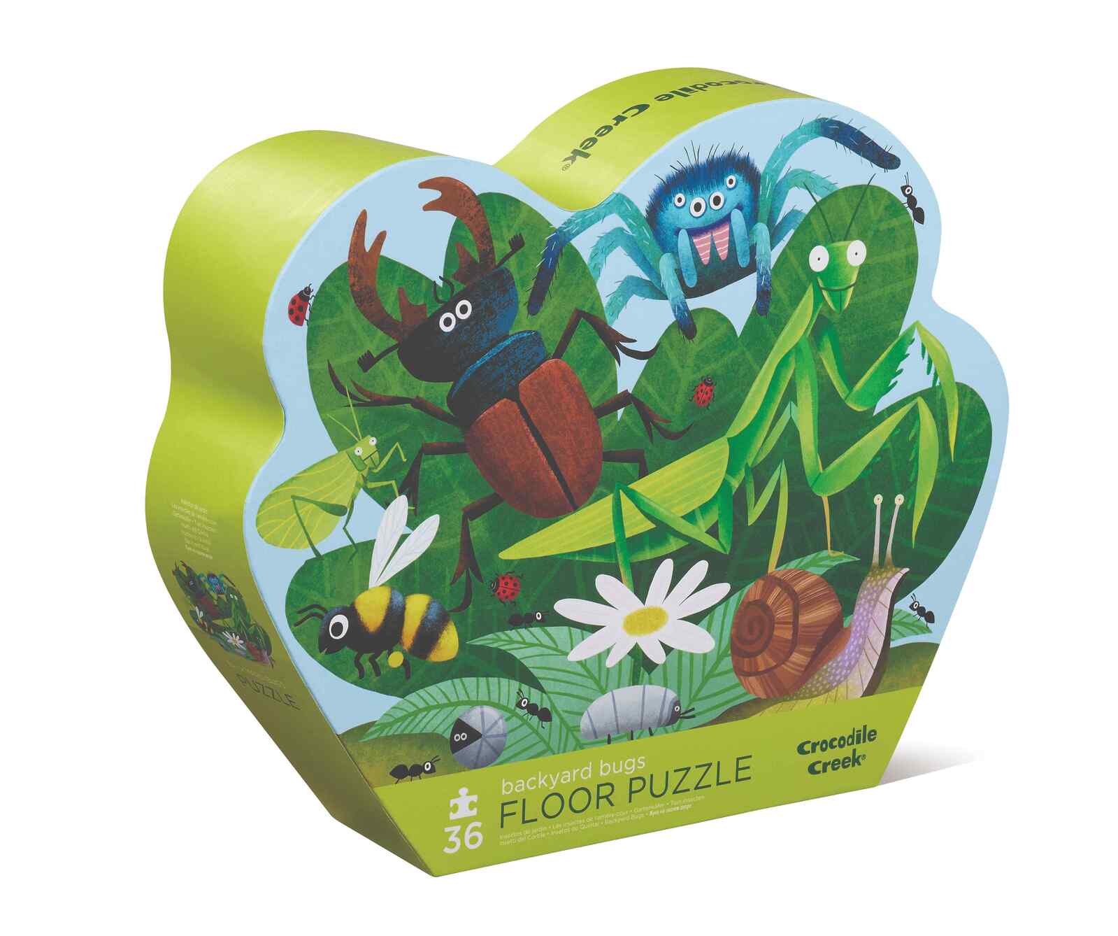 Classic Floor Puzzle 36 pc | Backyard Bugs