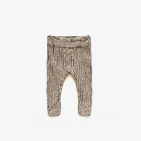Organic Cotton Thick Knit Leggings l Chai