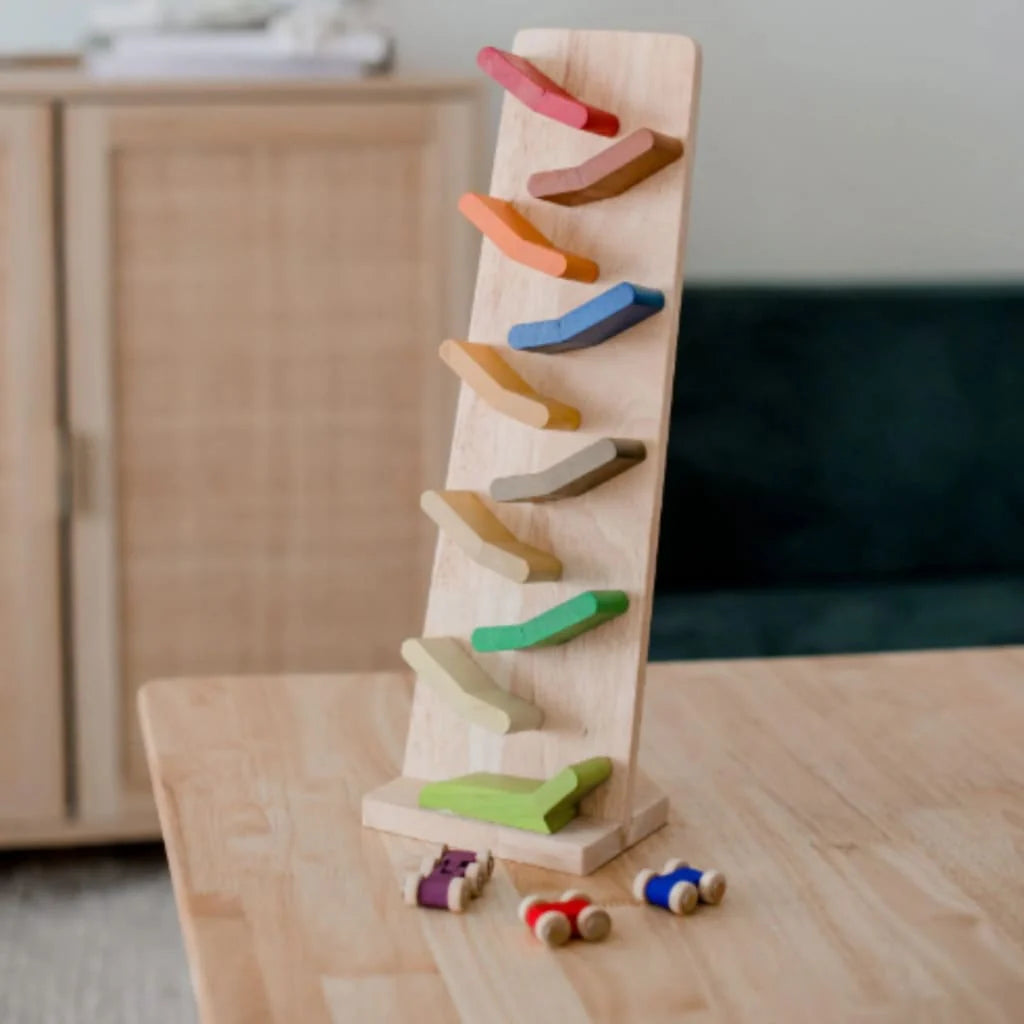 Colour Zig Zag Racing Cars