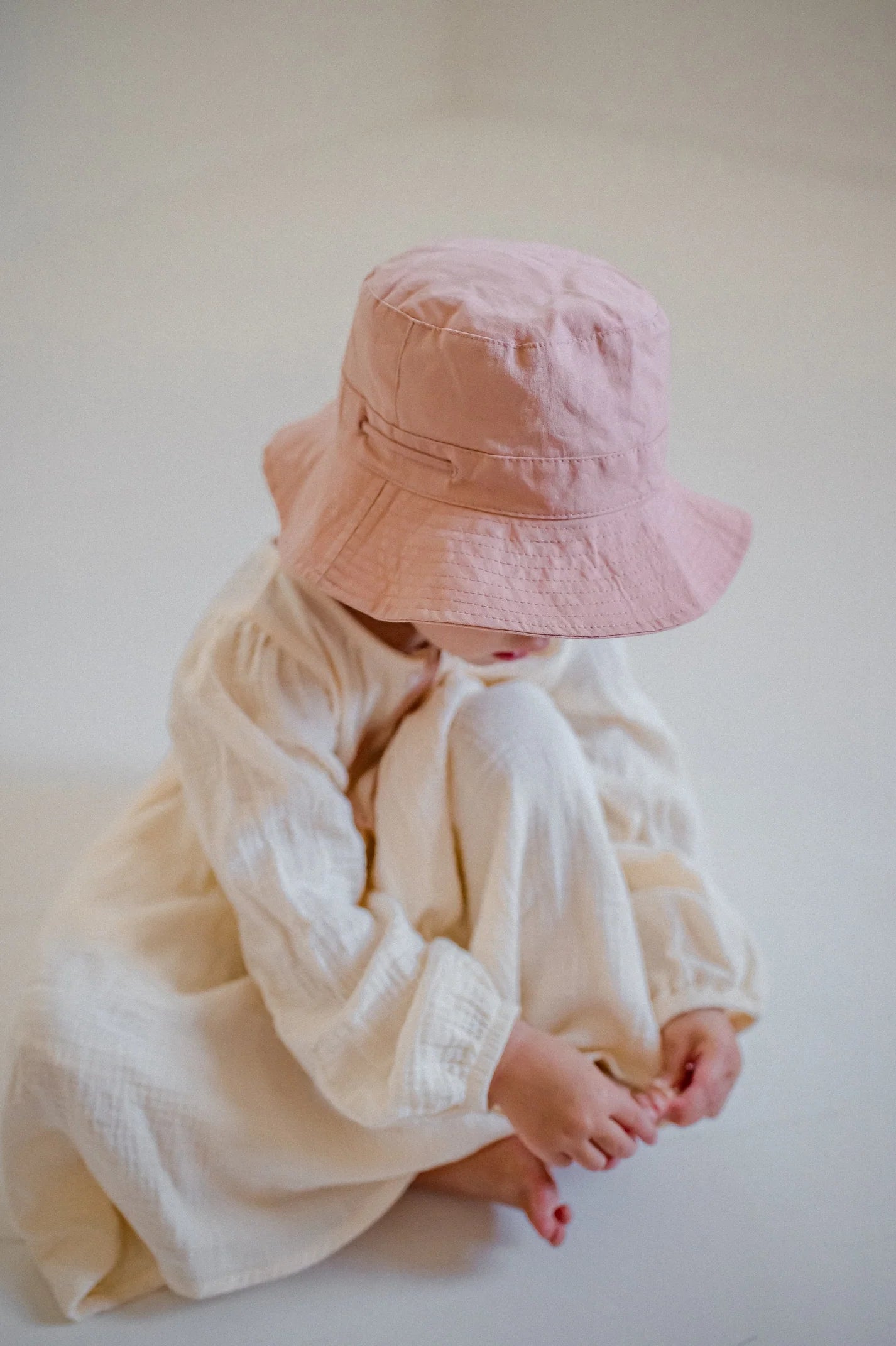 Cotton Sun Hat l Dusty Rose