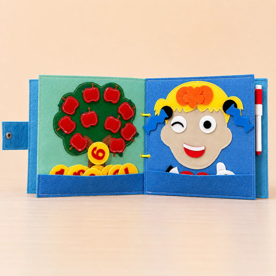 Felt Busy Book | School Time