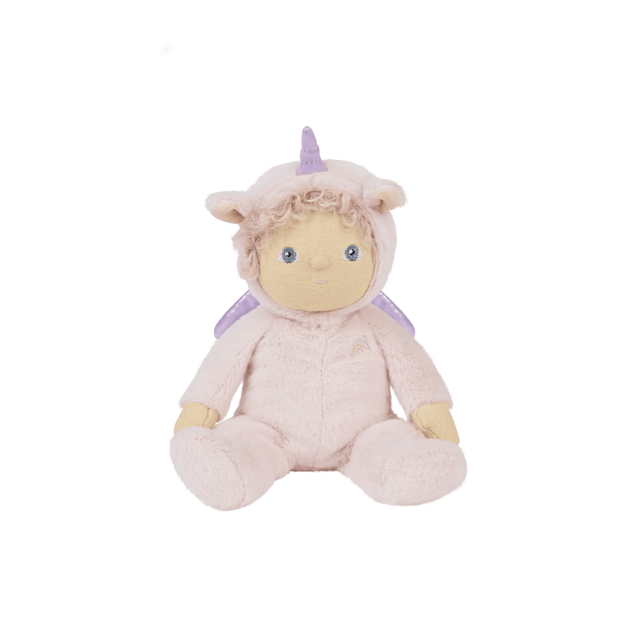 Dinky Dinkims Dolls | Una Unicorn Pink