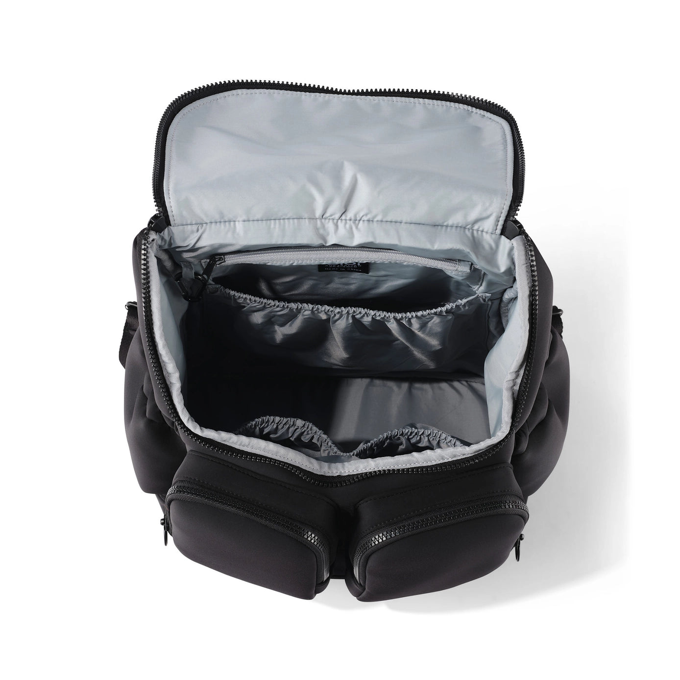 Nappy Backpack l  Black Neoprene