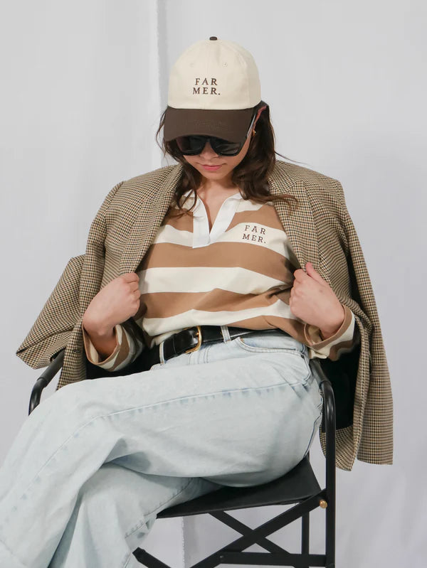 Women's Cap | Choc/Cream
