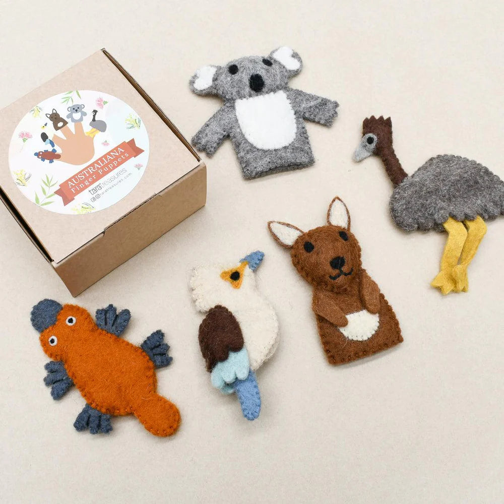 Felt Finger Puppets | Australian Animals