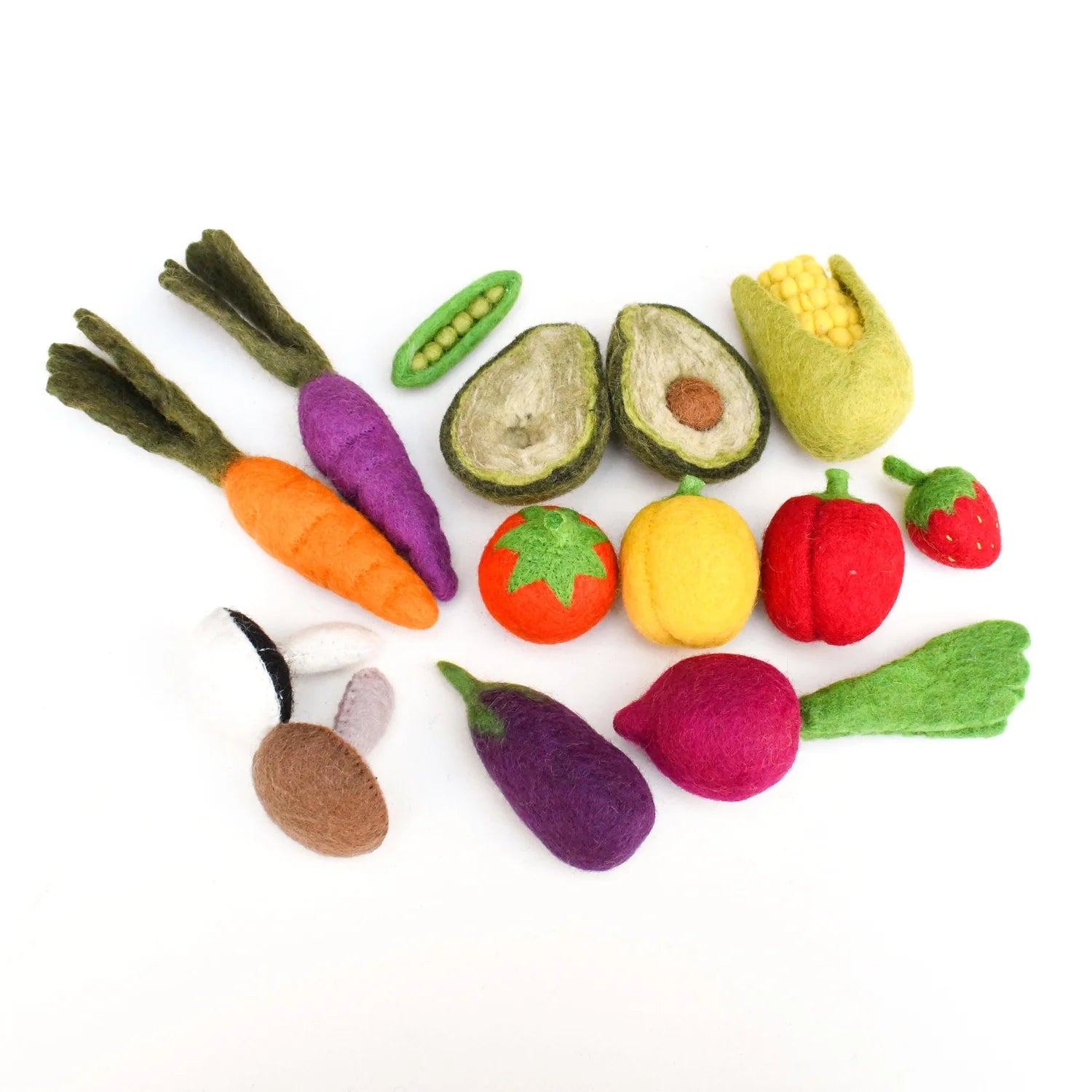 Felt | Vegetables and Fruit 14pcs