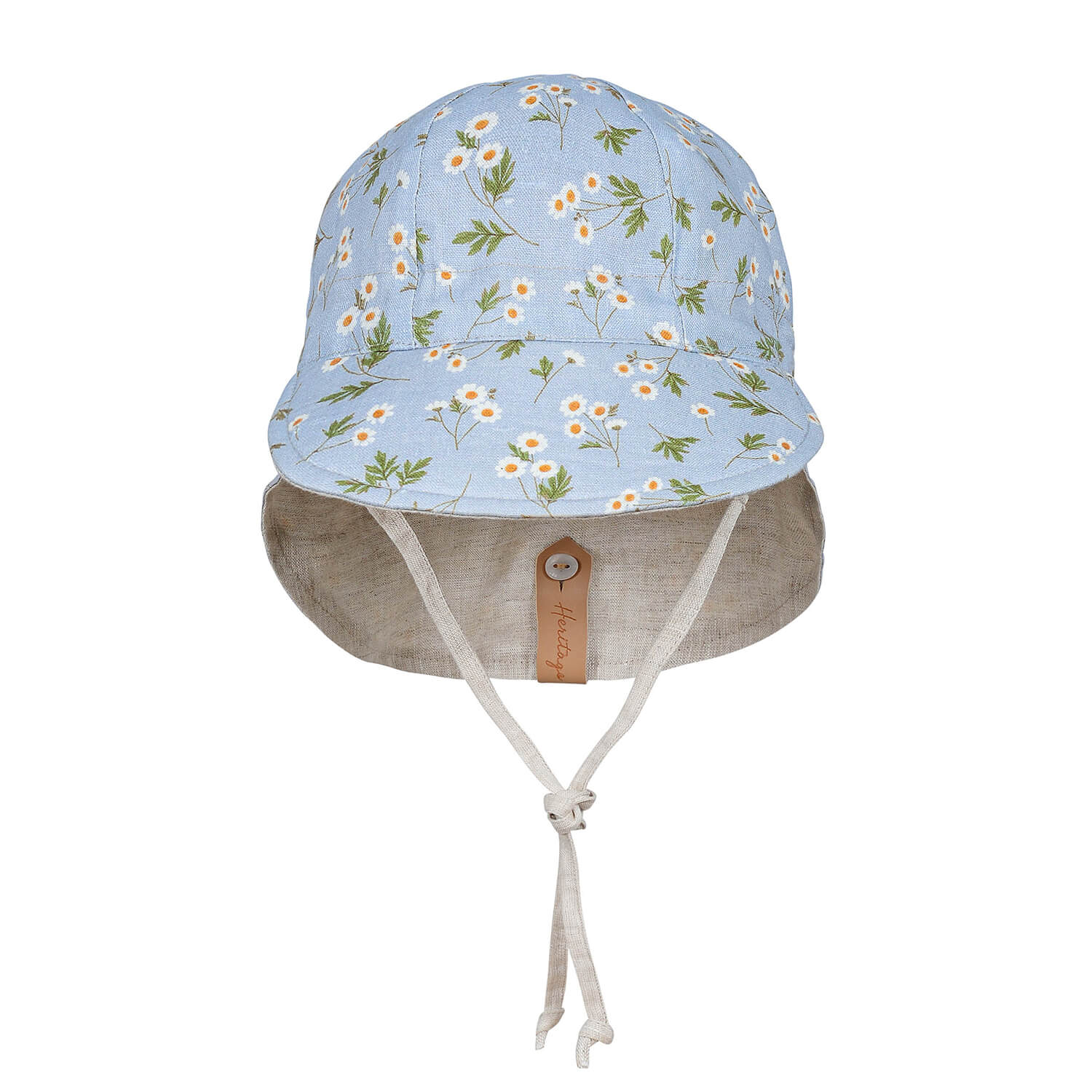 Lounger Baby Flap Sun Hat | Daisy