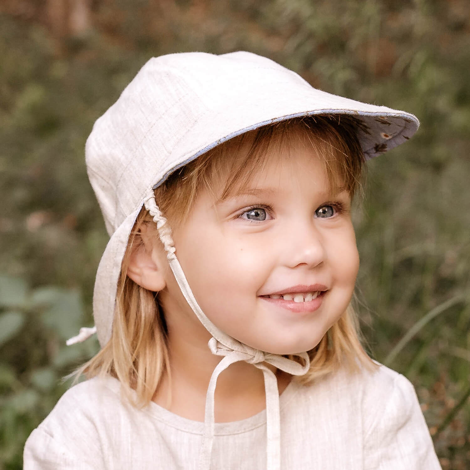 Lounger Baby Flap Sun Hat | Daisy