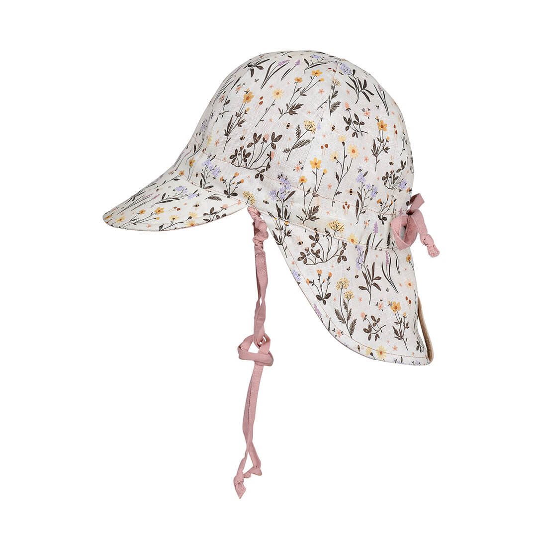 Lounger Baby Flap Sun Hat | Provence / Rosa