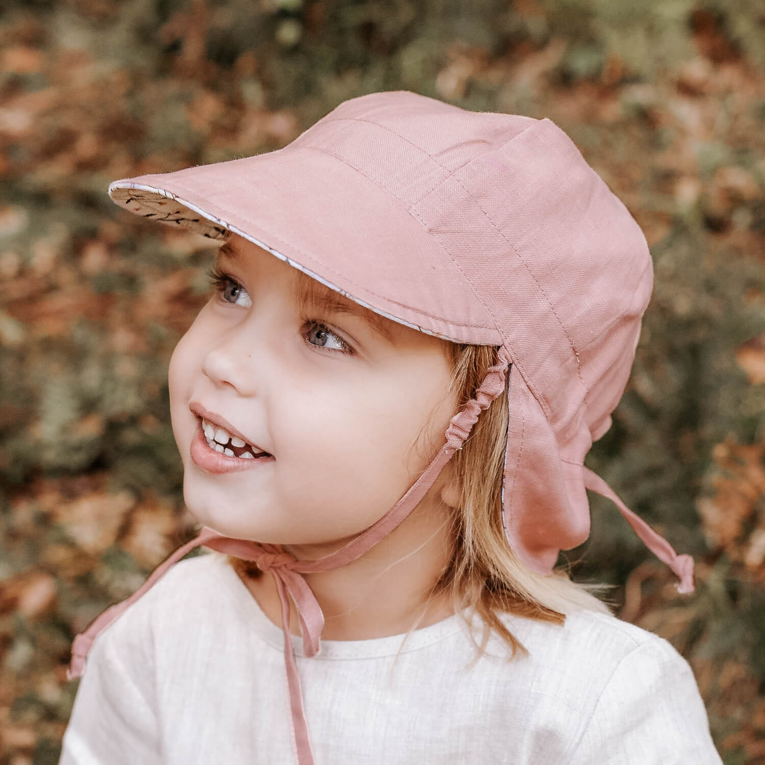 Lounger Baby Flap Sun Hat | Provence / Rosa