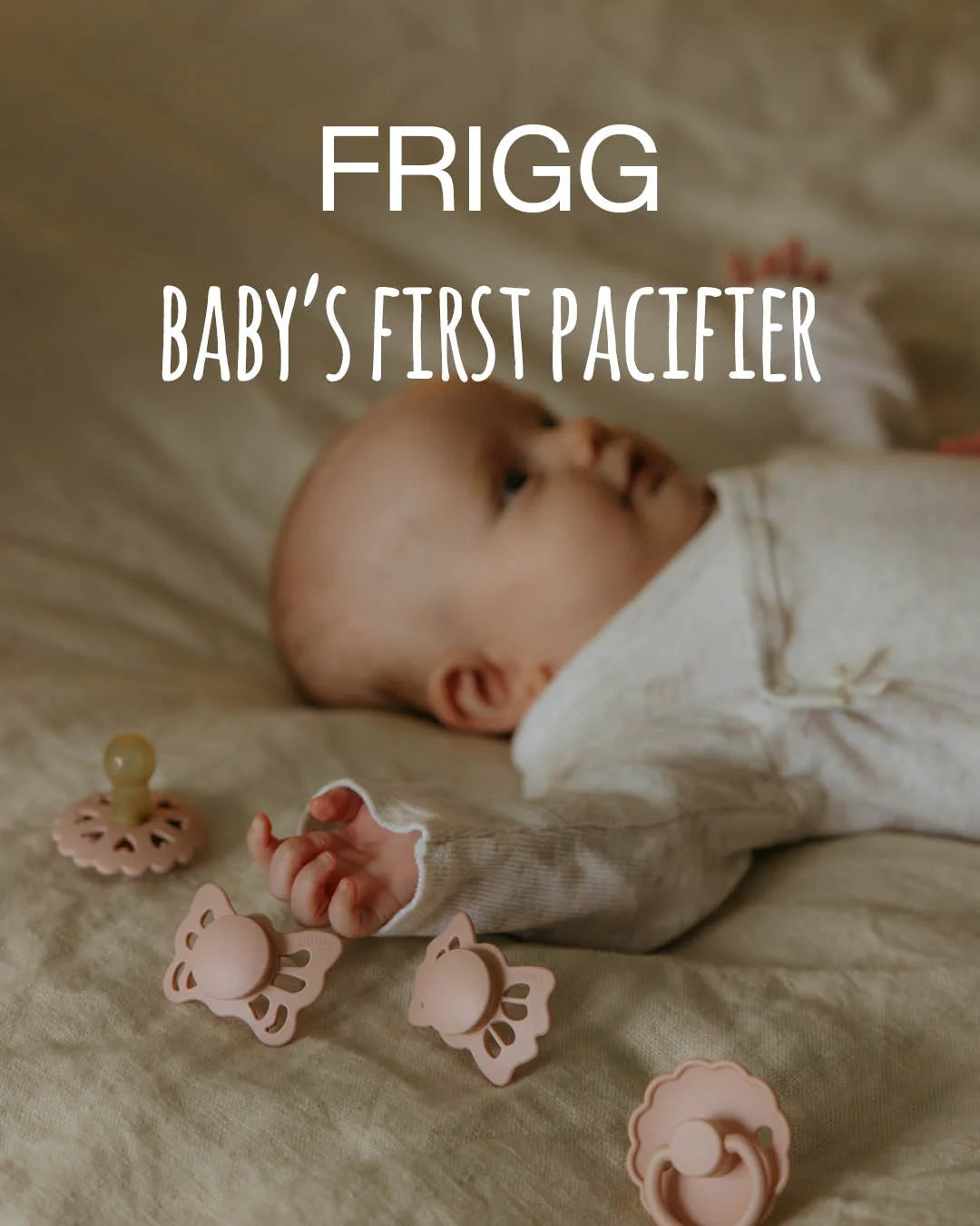 Baby's First Pacifier Dummy | 4 Pack | Blush