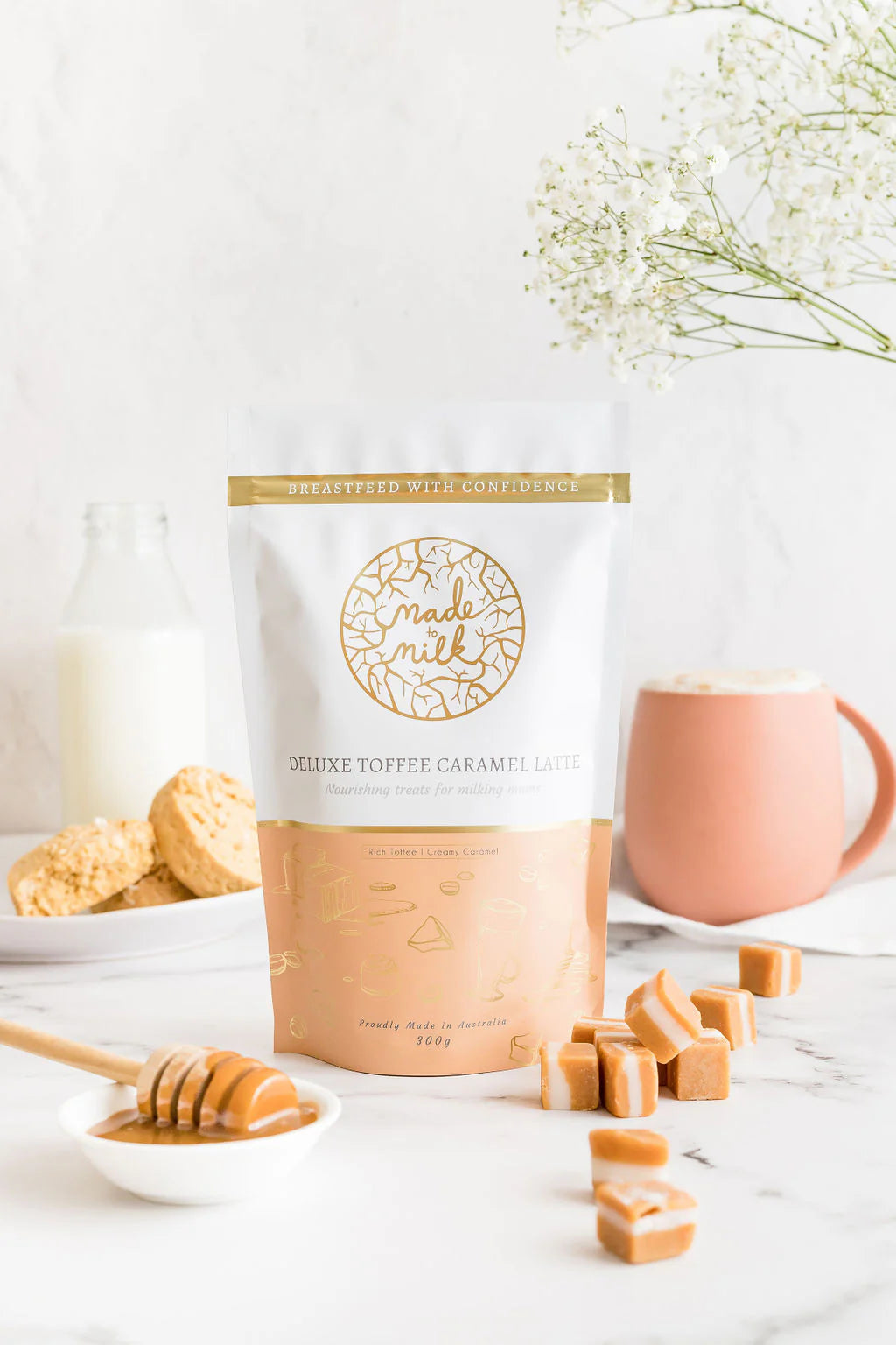Deluxe Lactation Toffee Caramel Latte