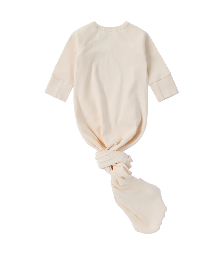 Organic Unisex Kimono Gown | Egg Shell