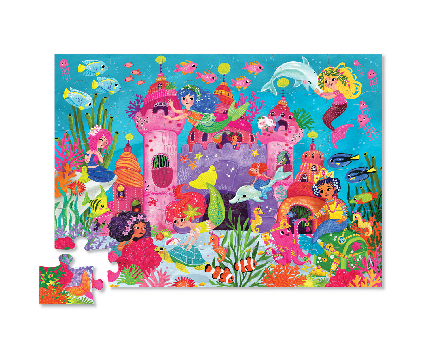 Classic Floor Puzzle 36 pc | Mermaid Palace