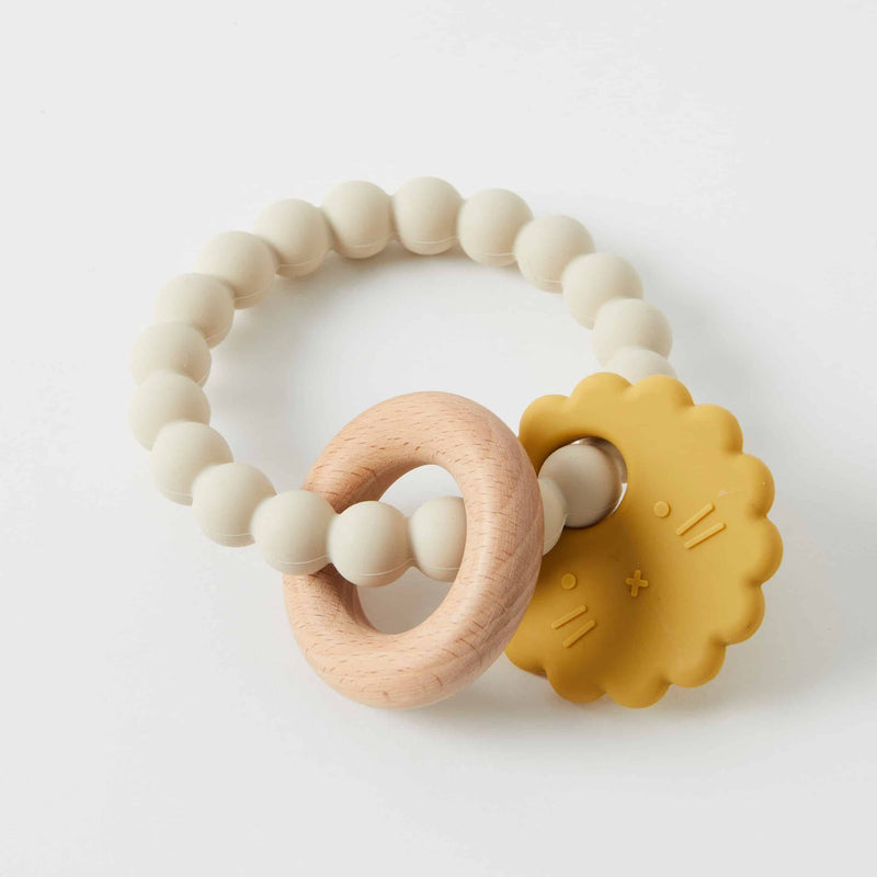 Mika Silicon & Wood Teether