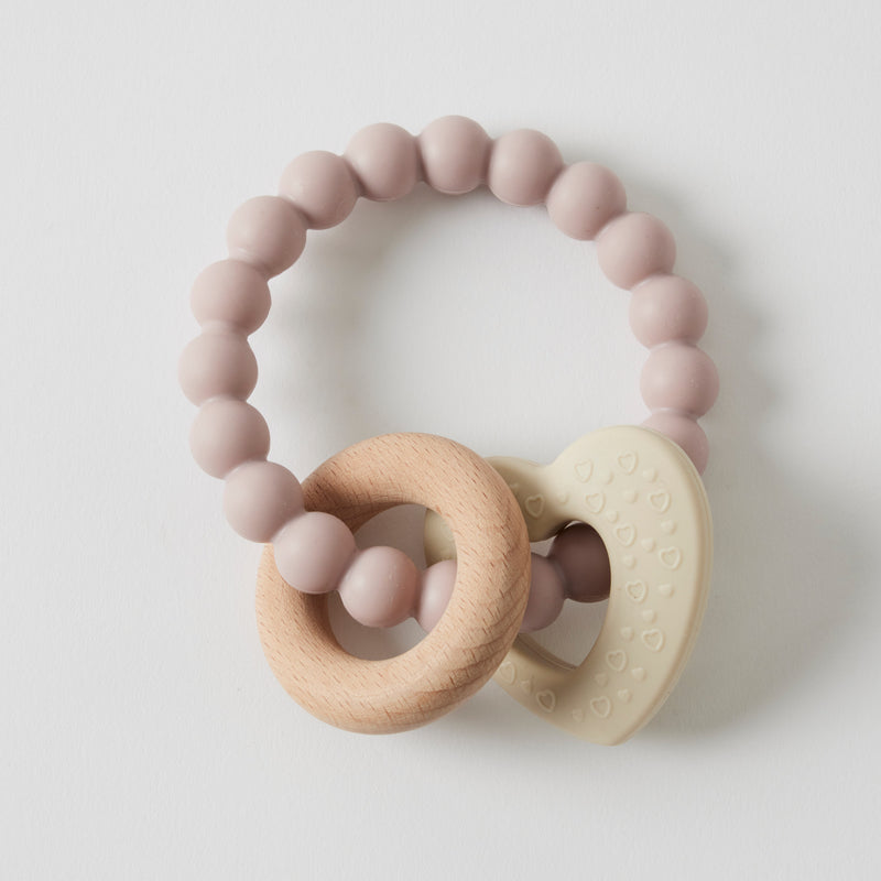 Mika Silicon & Wood Teether