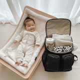Nappy Backpack l Black Diamond Quilt