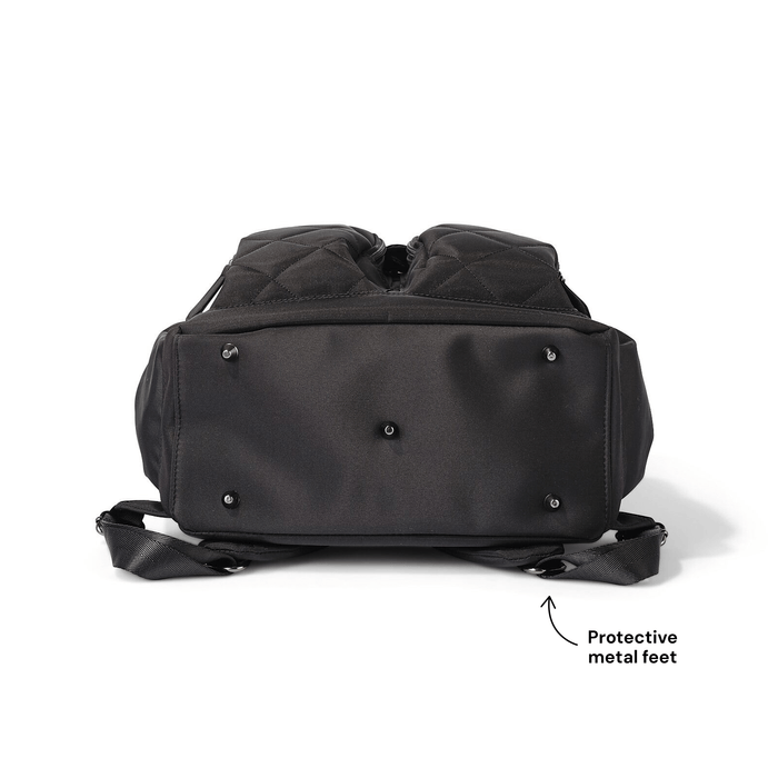 Nappy Backpack l Black Diamond Quilt