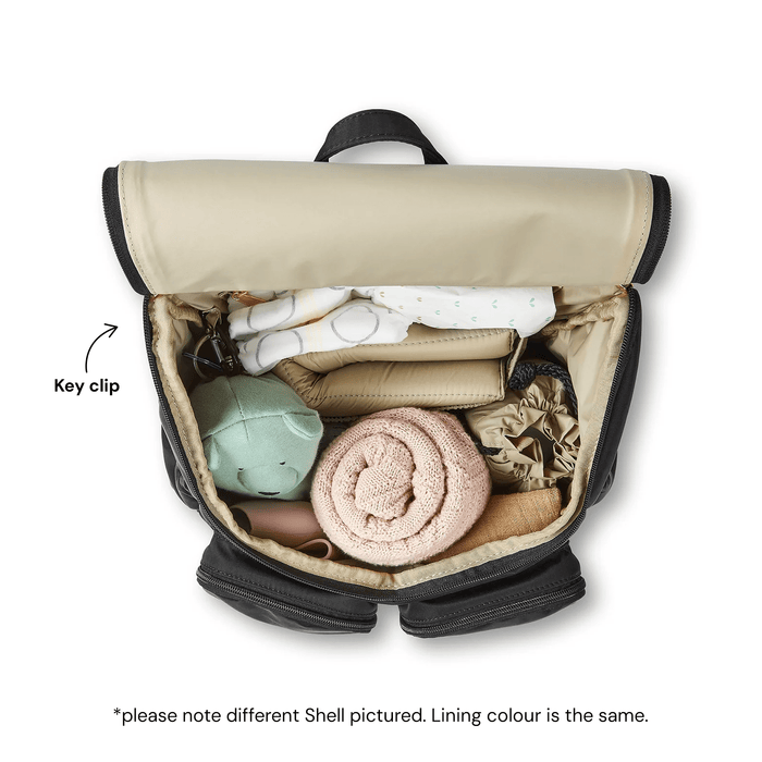 Nappy Backpack l Black Diamond Quilt