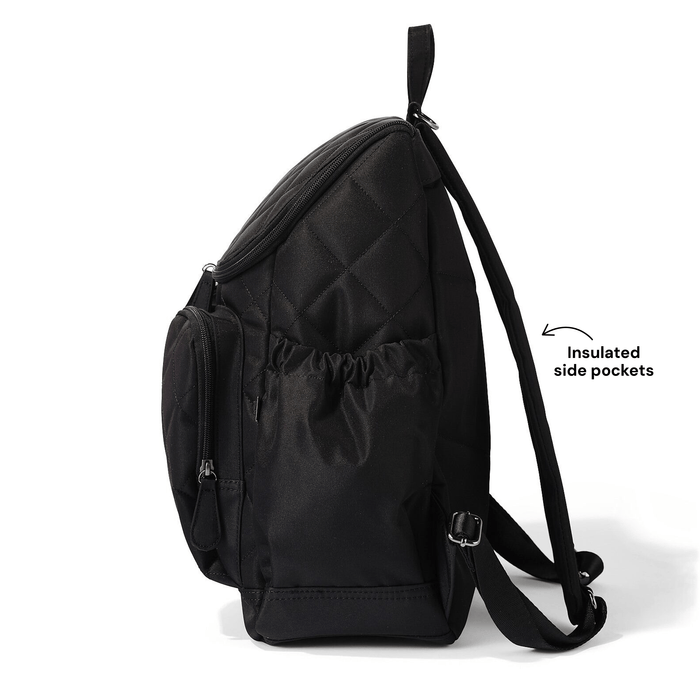 Nappy Backpack l Black Diamond Quilt
