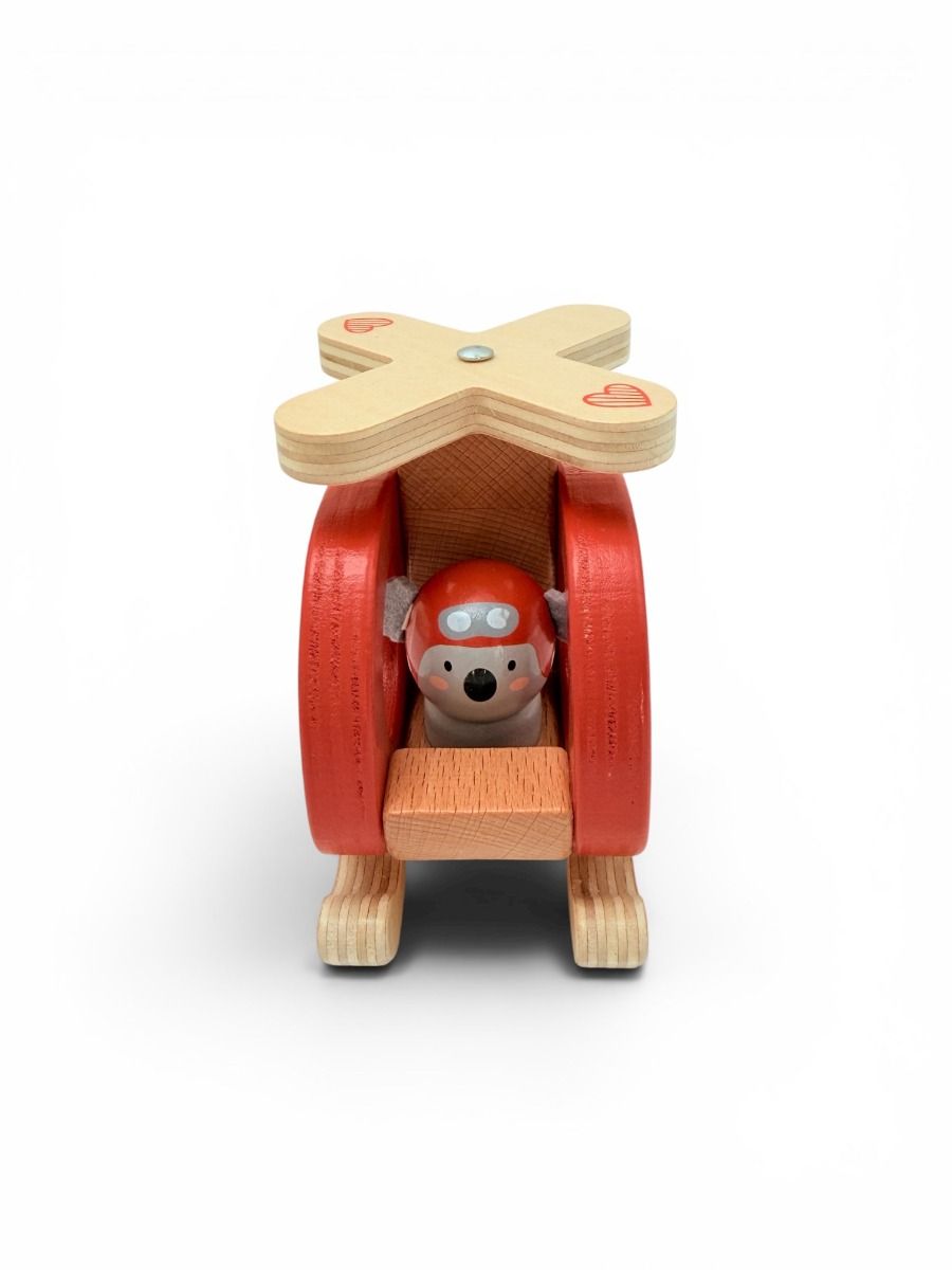 Wooden Helicopter Koala