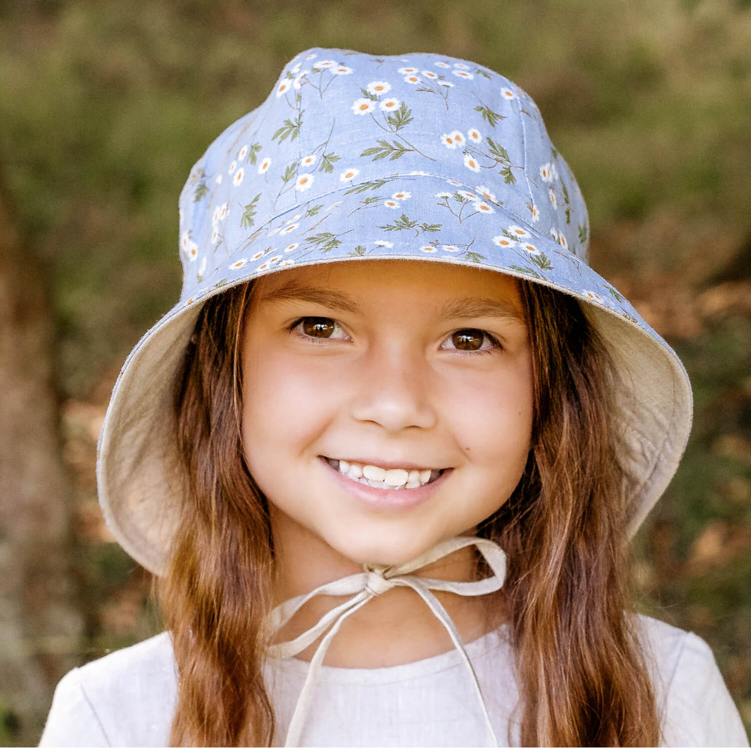 Wanderer Panelled Bucket Sun Hat | Daisy