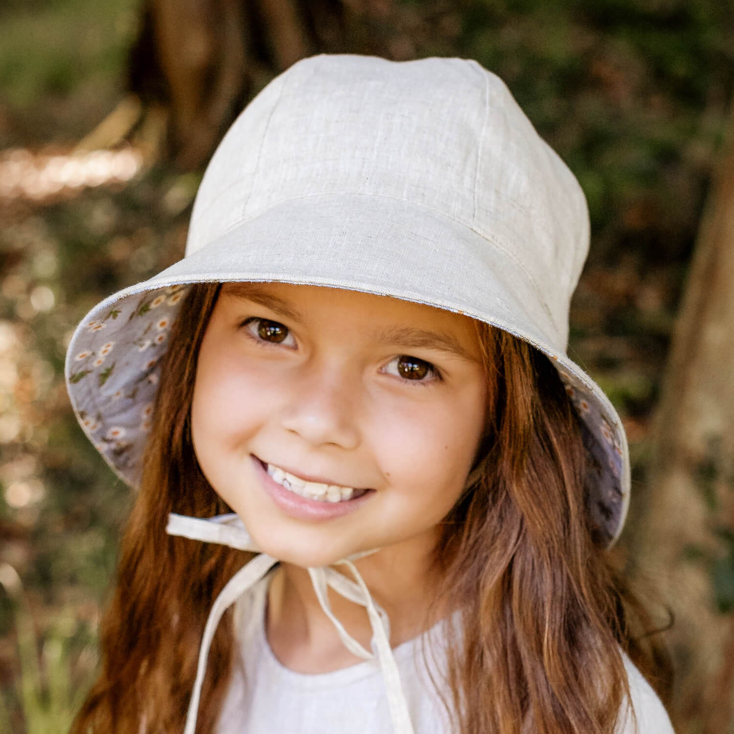 Wanderer Panelled Bucket Sun Hat | Daisy