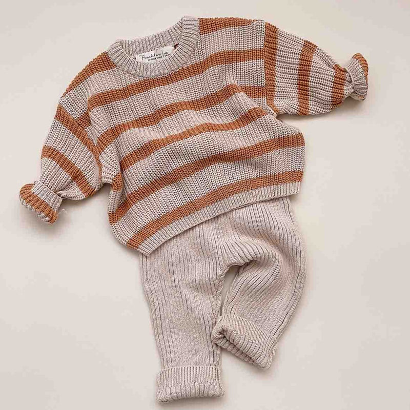 Thick cotton ribbed Pants