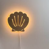 Wooden Night Light l Shell