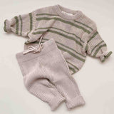 Thick cotton ribbed Pants