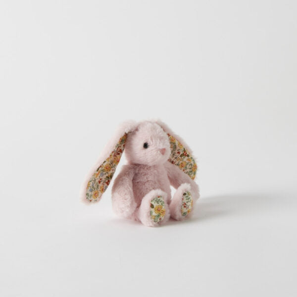 Floral Bunny Rattle | Pink